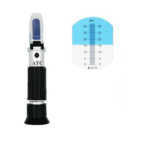 refractometer brix ebay|brix measurement tool.